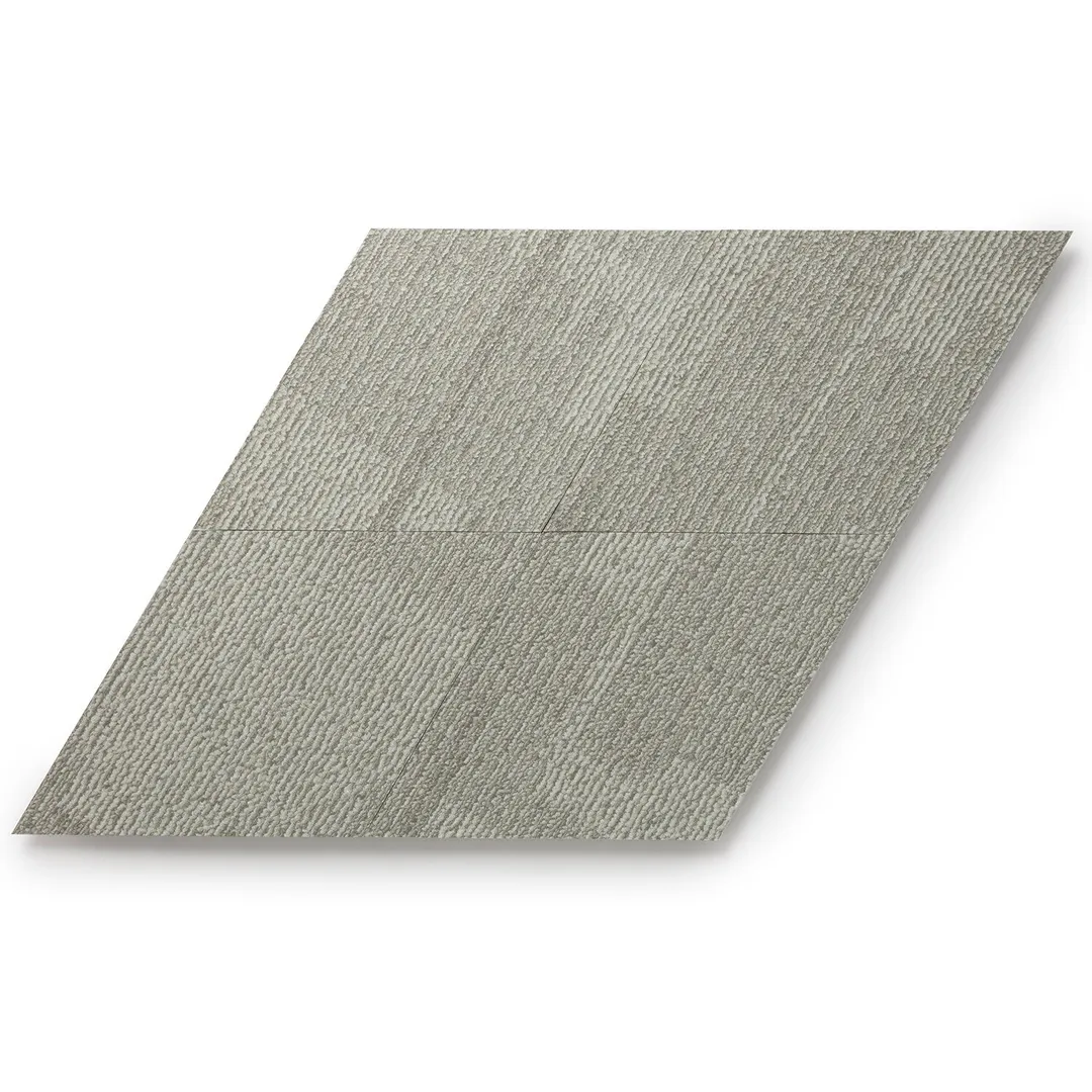 Lucida USA Fleece Braid Gray Patterned Look 28-mil x 10-in W x 16-in L Waterproof Glue Down Luxury Vinyl Tile Flooring (15.15-sq ft/ Carton), photo 3 of 12