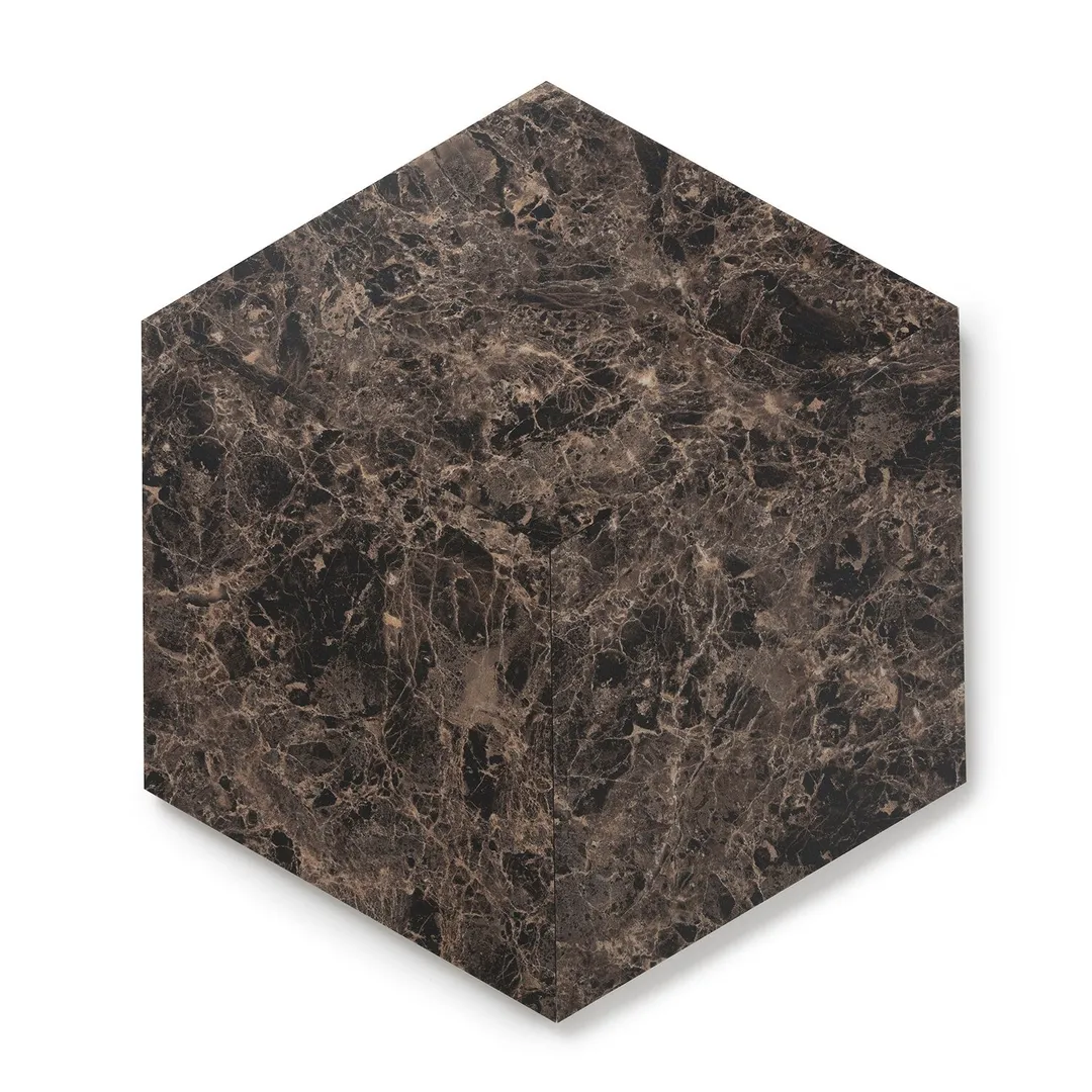 Lucida USA Smoke Stone Brown Stone Look 28-mil x 10-in W x 16-in L Waterproof Glue Down Luxury Vinyl Tile Flooring (15.15-sq ft/ Carton), photo 3 of 13