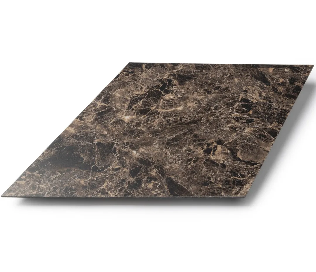 Lucida USA Smoke Stone Brown Stone Look 28-mil x 10-in W x 16-in L Waterproof Glue Down Luxury Vinyl Tile Flooring (15.15-sq ft/ Carton), photo 5 of 13