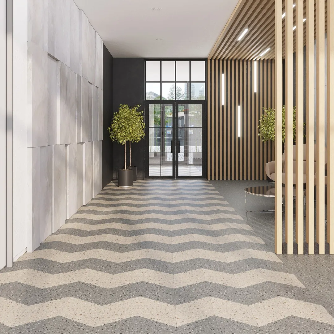 Lucida USA MosaiCore Alpine Rock 10-in x 10-in Waterproof Luxury Vinyl Tile Flooring (15.15-sq ft Carton), photo 5 of 8