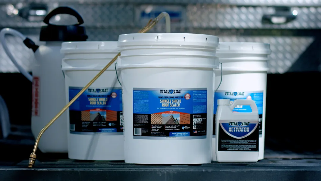 Vital Coat Shingle Shield Roof Life Extender Waterproof Roof Sealant, 5-Gallon, photo 2 of 6