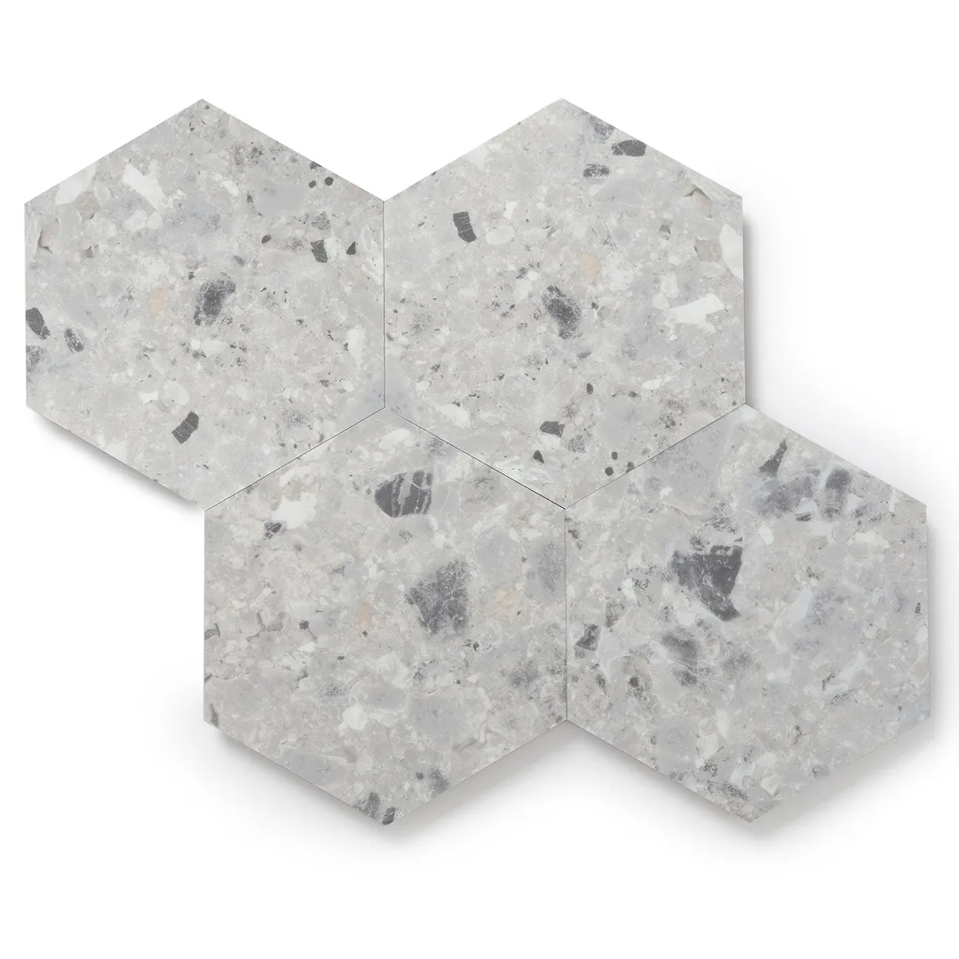Lucida USA MosaiCore Bone Quartz 9-in x 9-in Waterproof Luxury Vinyl Tile Flooring, 28-mil Wear Layer (12.25-sq ft/Carton), photo 3 of 8