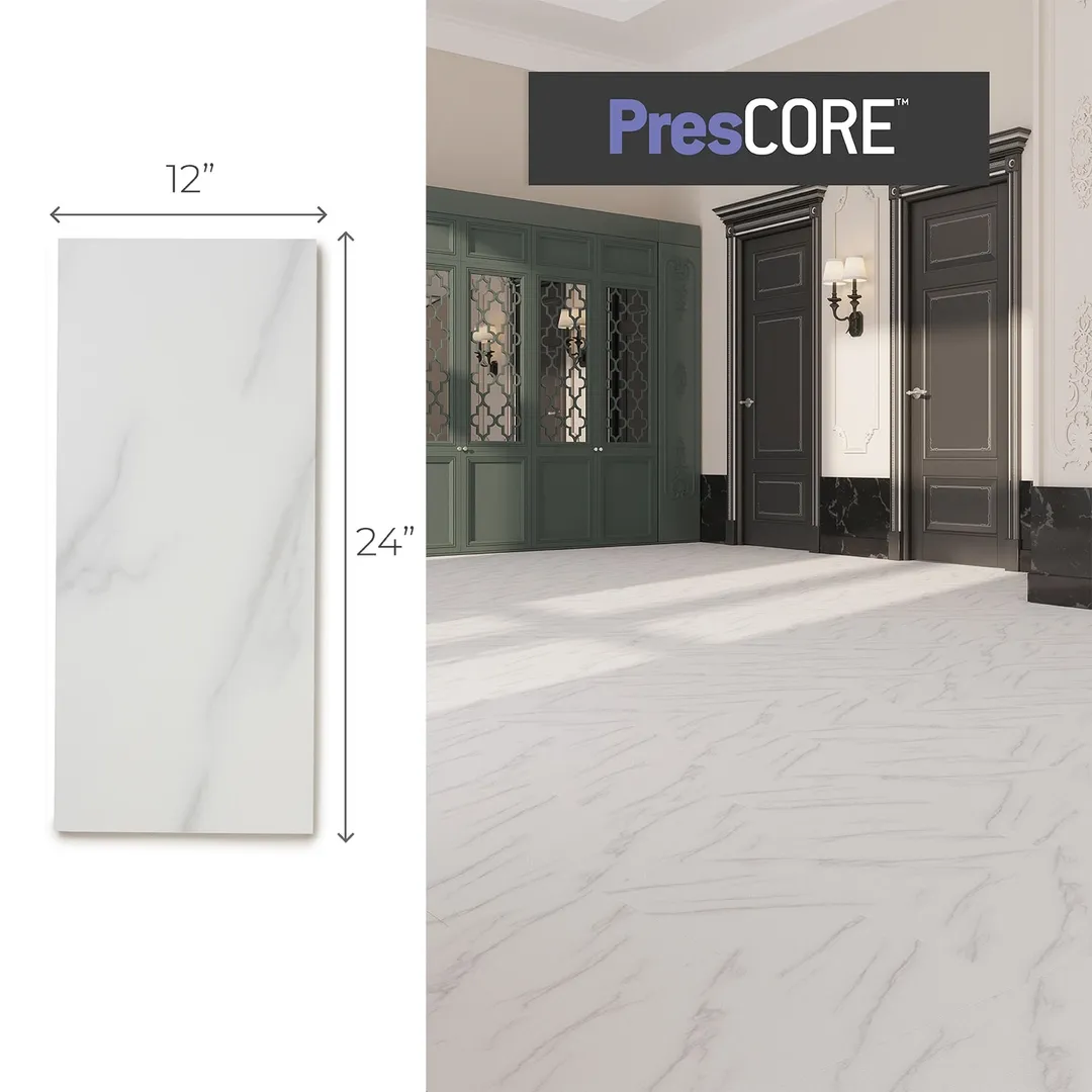 Lucida USA PresCore Glacier 12-in x 24-in Waterproof Luxury Vinyl Tile Flooring, 36-sq ft Carton, photo 6 of 7