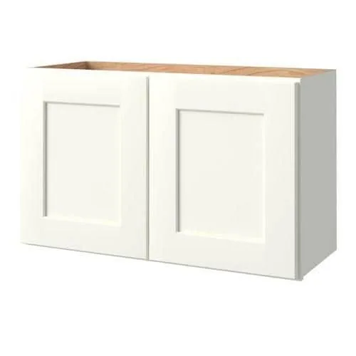 allen + roth Aveley 30-in W x 18.125-in H x 12-in D Linen Maple Door Wall Semi-Custom Cabinet, photo 2 of 4