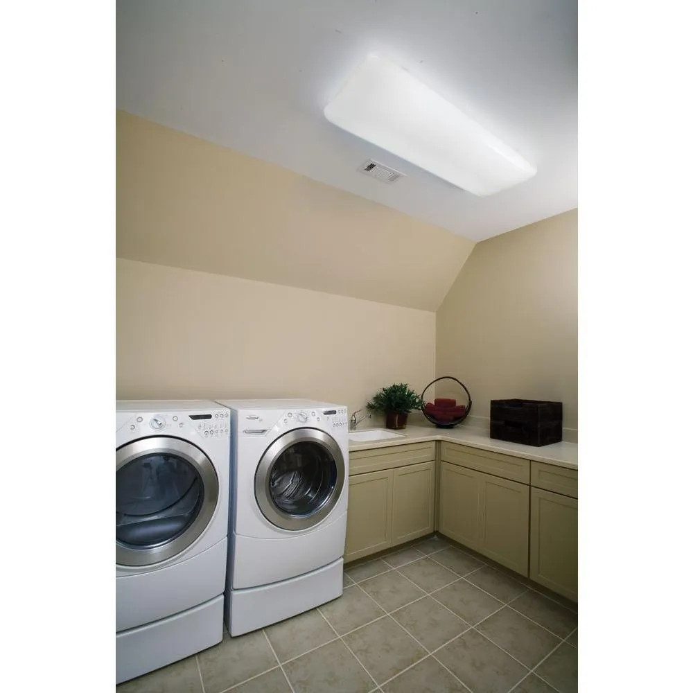 4-Light White Fluorescent Ceiling Light, photo 4 of 7