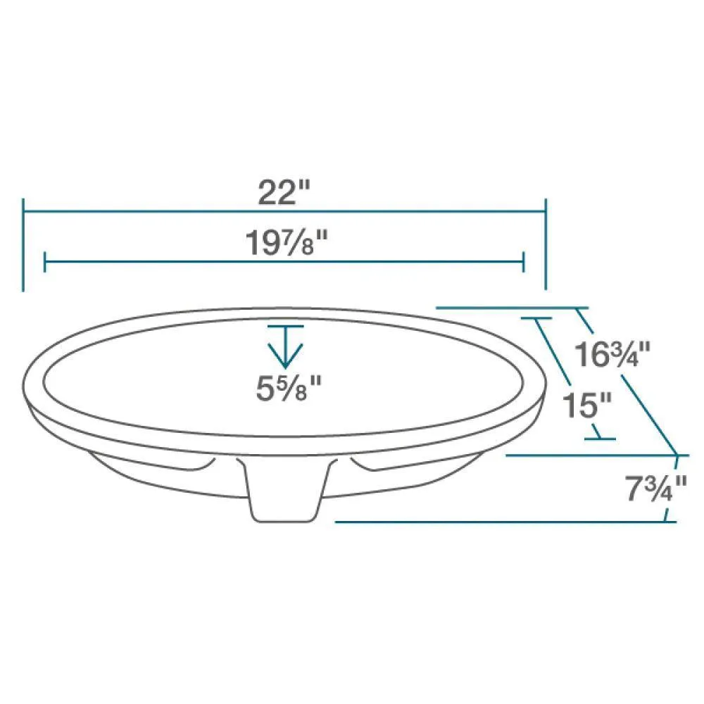 Under-Mount Porcelain Bathroom Sink in White with Pop-Up Drain in Brushed Nickel, photo 7 of 8