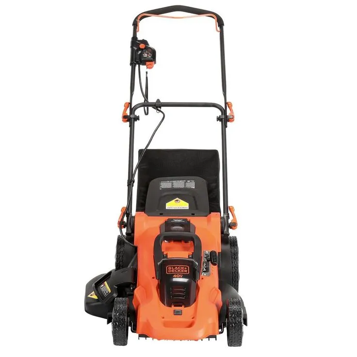 BLACK+DECKER 20 in. 40V MAX Lithium-Ion Cordless Walk Behind Push Lawn Mower with (2) 2.5Ah Batteries and Charger Included, photo 9 of 13