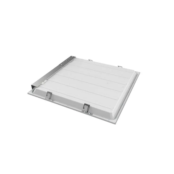 Commercial Electric 2 ft. x 2 ft. White Integrated LED Flat Panel Troffer Light Fixture at 3000 Lumens, 4000K Bright White, photo 4 of 5