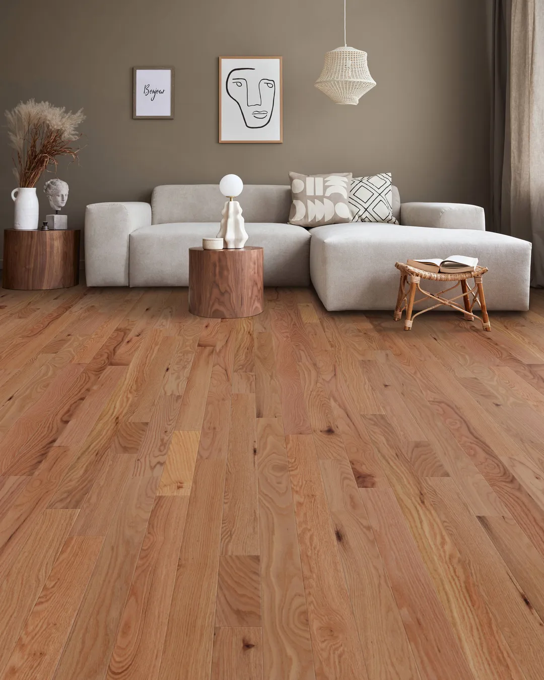 allen + roth CENTURY FLOORING Natural Oak 3/4-in T x 3-1/4-in W Smooth/Traditional Solid Hardwood Flooring ( 27-sq ft / Carton ), photo 5 of 6