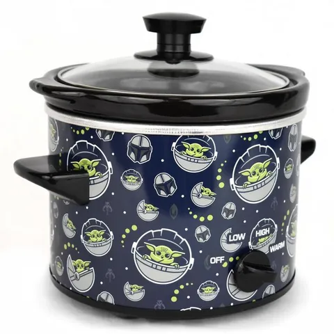 The Mandalorian 2 Qt Navy Blue Slow Cooker