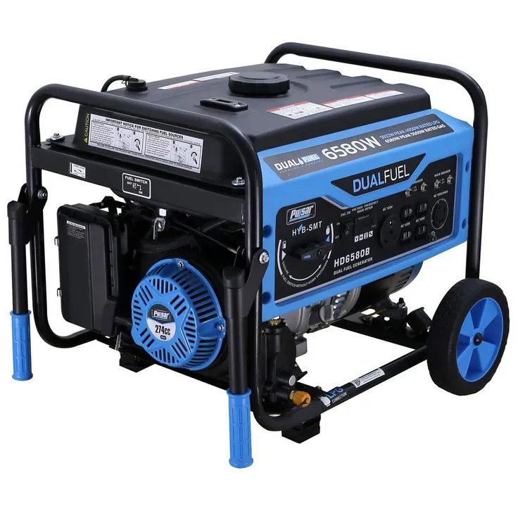 Pulsar 6,580/5,500-Watt Dual Fuel Gasoline/Propane Powered Recoil Start Portable Generator with CARB Compliant 274 cc Engine, photo 3 of 10