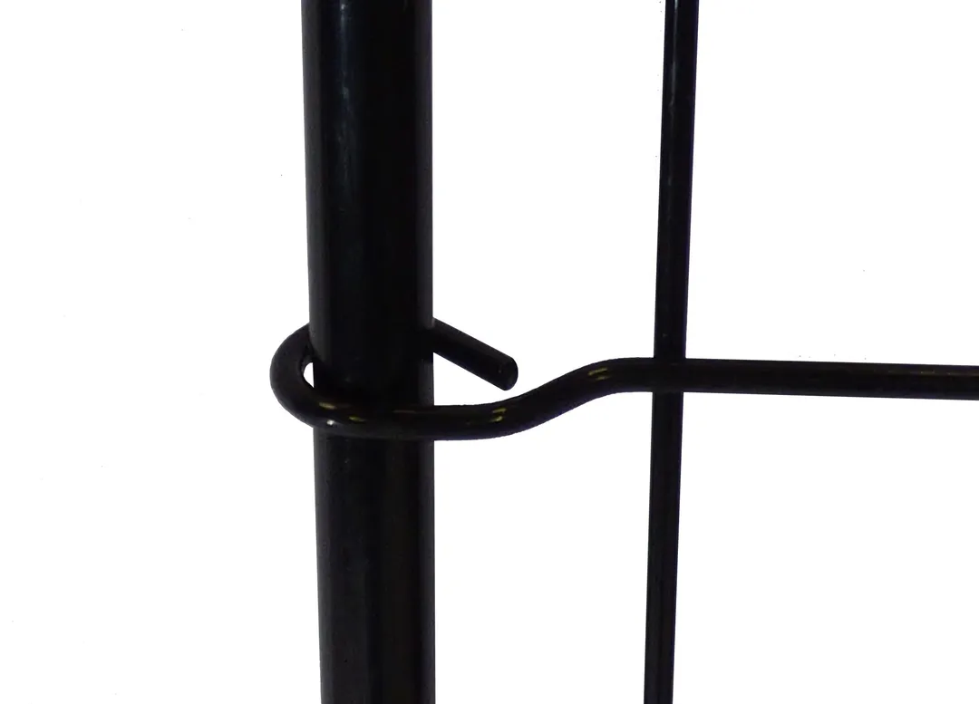Zippity Outdoor Products 5 Panels 3-ft H x 3-ft W Black Galvanized Iron Scallop No Dig Garden Fence Panel, photo 5 of 8
