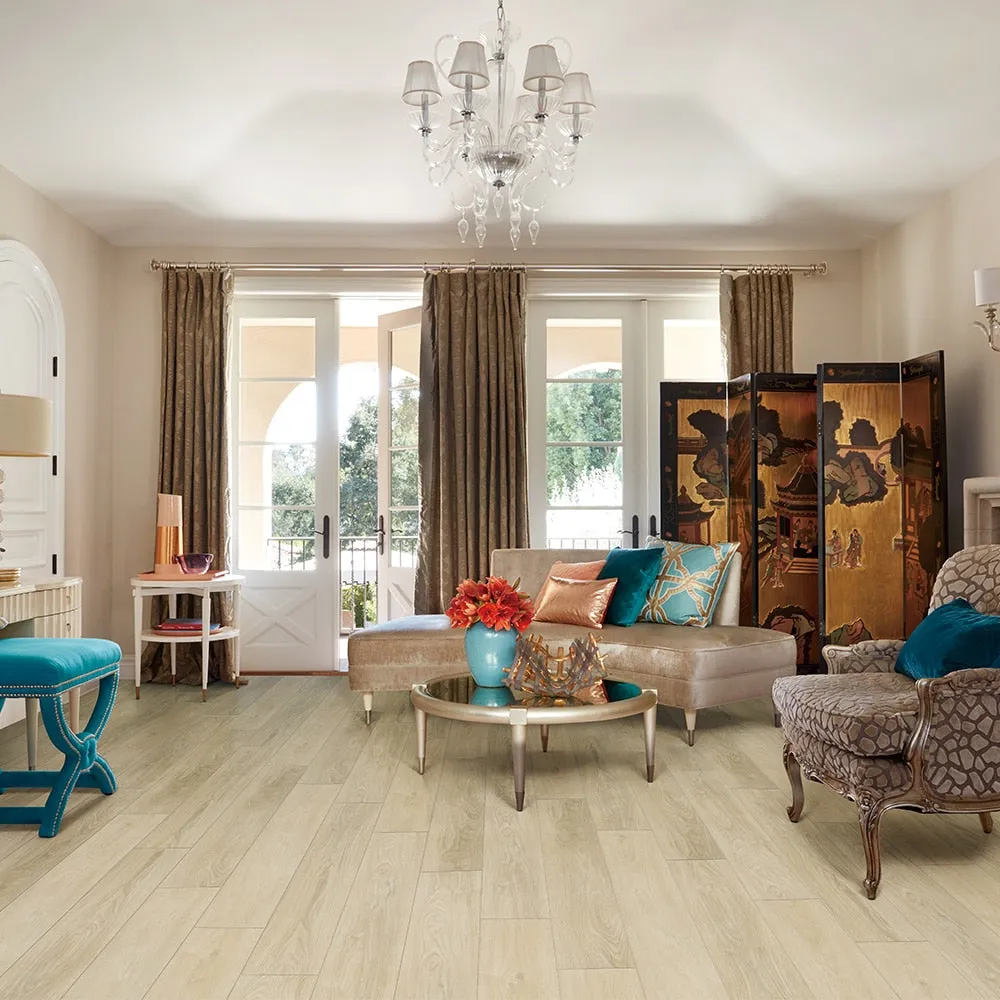 Villa Barcelona Rigid Core 20-mil 7.17-in W x 60-in L Waterproof Interlocking Vinyl Plank, photo 19 of 24