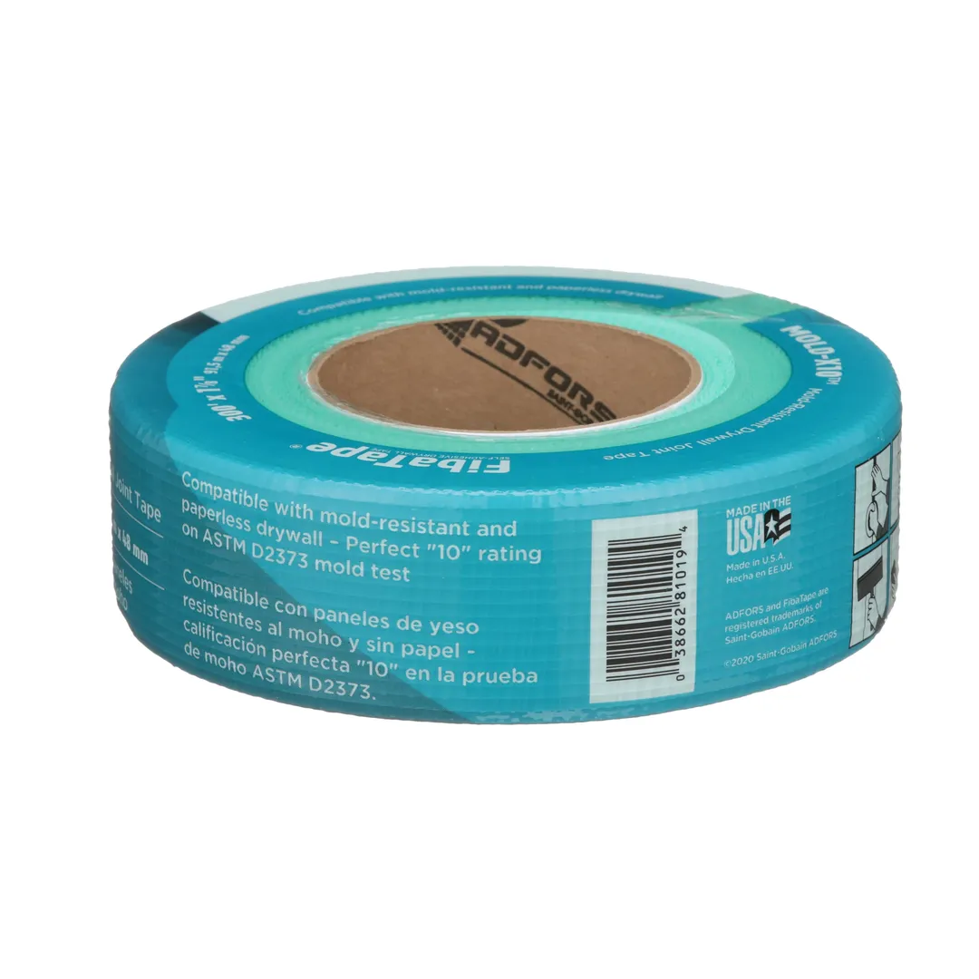 Saint-Gobain ADFORS FibaTape Mold-X10 1.875-in x 300-ft Mesh Construction Self-adhesive Drywall Joint Tape, photo 6 of 11