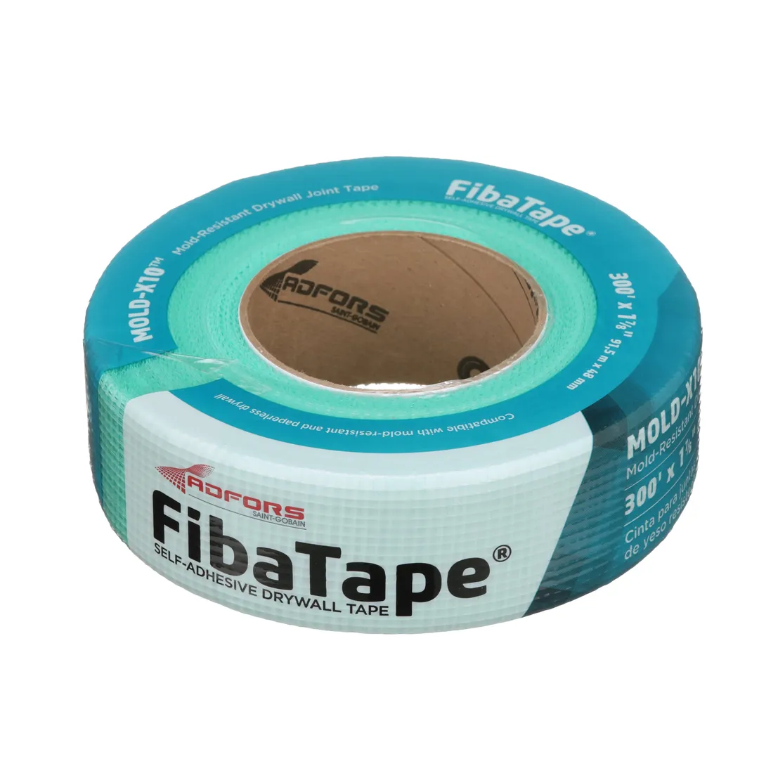 Saint-Gobain ADFORS FibaTape Mold-X10 1.875-in x 300-ft Mesh Construction Self-adhesive Drywall Joint Tape, photo 5 of 11