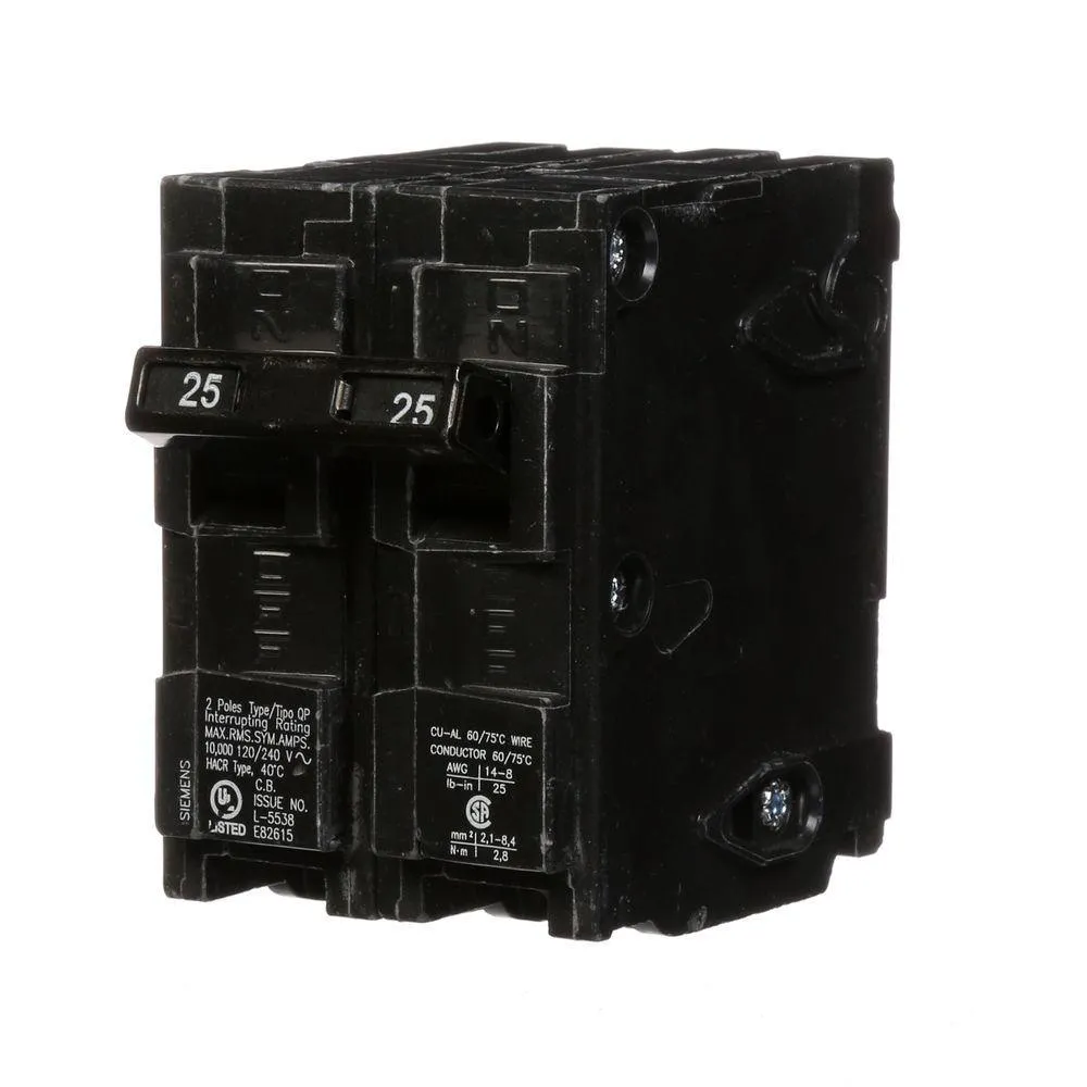 Siemens 30 Amp Double-Pole Type QP Circuit Breaker, photo 21 of 21