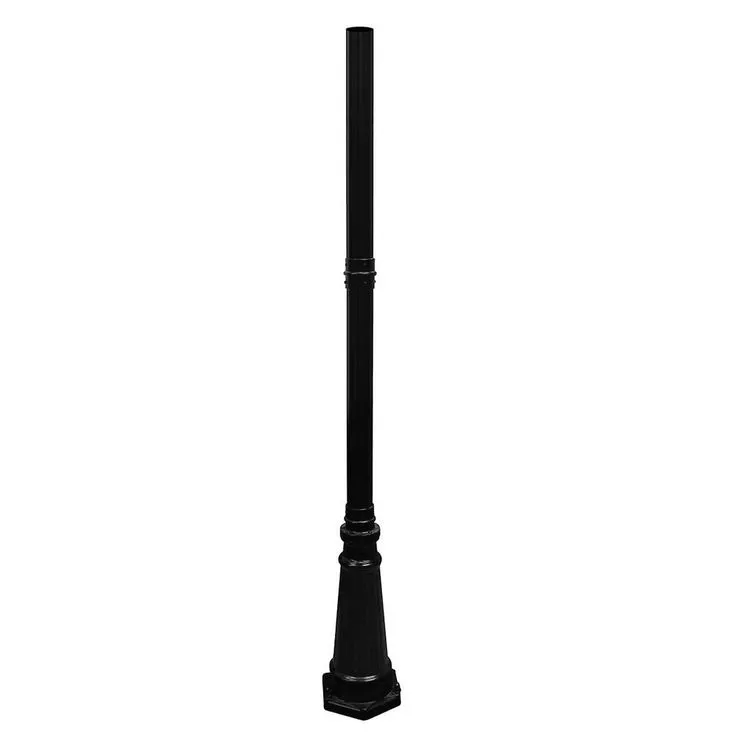 Gama Sonic Imperial Cast Aluminum 79 in. Outdoor Black Decorative Post with 3 in. Fitter, photo 2 of 2