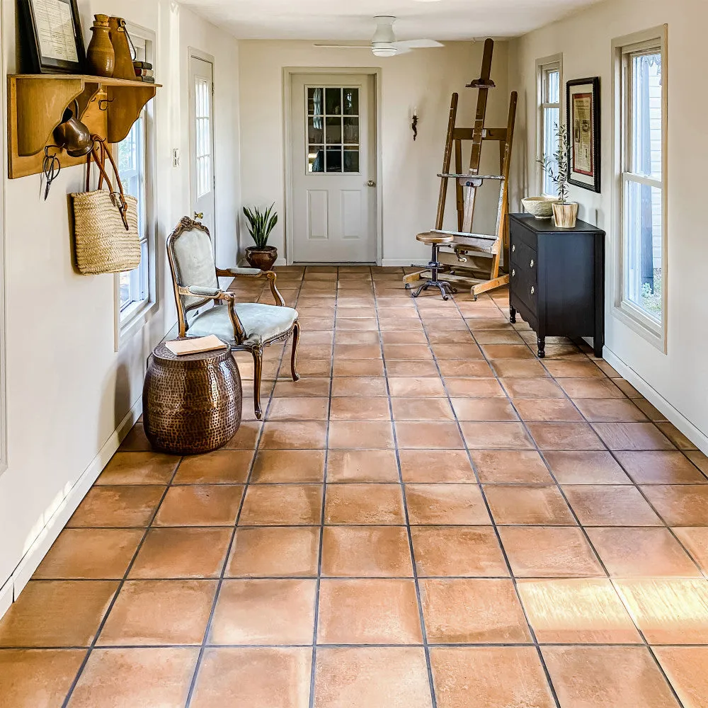 Merola Tile Rustic Cotto 13 in. x 13 in. Porcelain Floor and Wall Tile, photo 5 of 8
