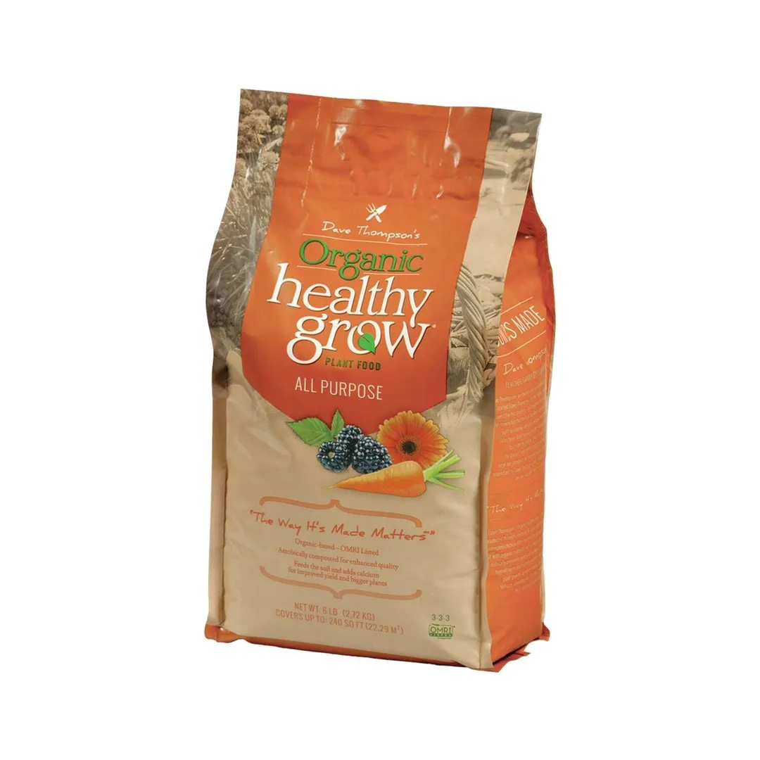 Healthy Grow Organic Fruits/Vegetables 3-3-3 Plant Fertilizer 6 lb, photo 2 of 2