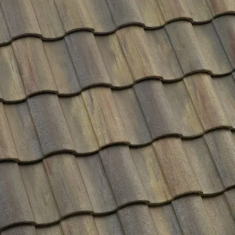 Roofing Products 10 × 17 in Capistrano Trim Roof Tile