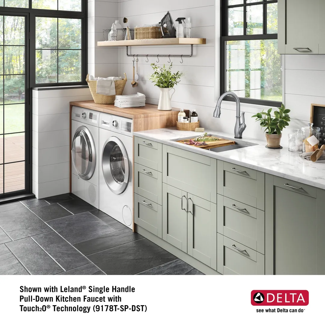Delta Stainless Steel Undermount Laundry Sink with Drain, photo 19 of 19