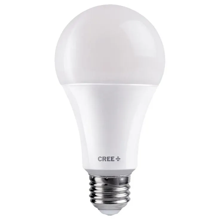 Cree 100W Equivalent Bright White (3000K) A21 Dimmable Exceptional Light Quality LED Light Bulb, photo 5 of 10