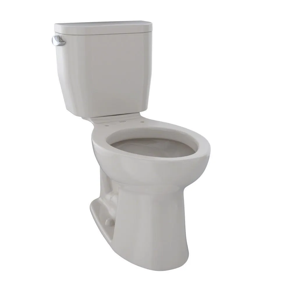 TOTO Entrada 2-Piece 1.28 GPF Single Flush Elongated Toilet in Sedona Beige, photo 3 of 9