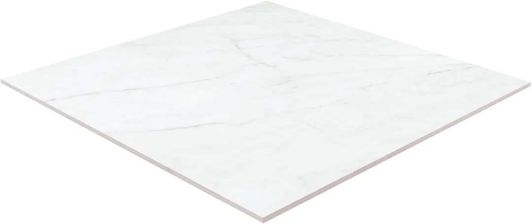 Satori Carrara Domani Polished 24-in x 24-in Polished Porcelain Marble Look Floor Tile, photo 5 of 12