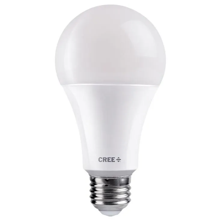 Cree 100W Equivalent Bright White (3000K) A21 Dimmable Exceptional Light Quality LED Light Bulb, photo 9 of 10