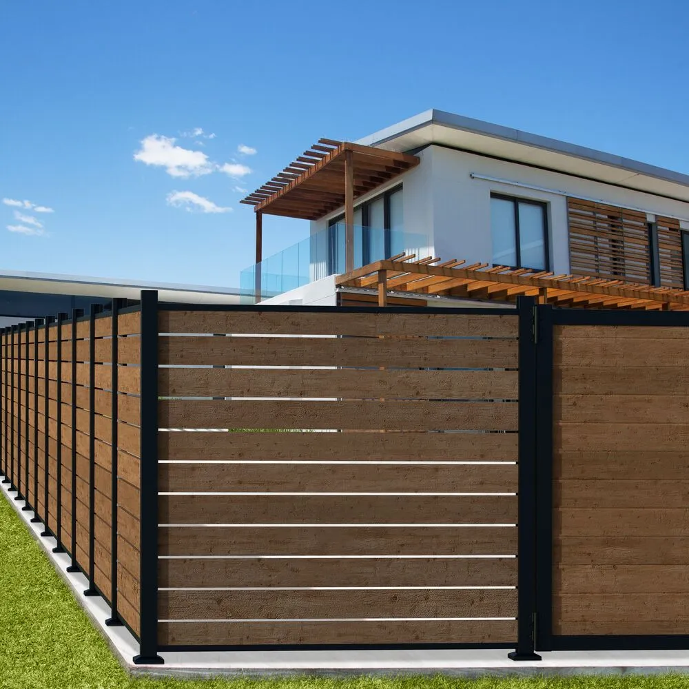 Freedom Alloy Mixed Material 4.008-in Black Vinyl Spacer Kit For Metal Fence 24-Pack, photo 3 of 4