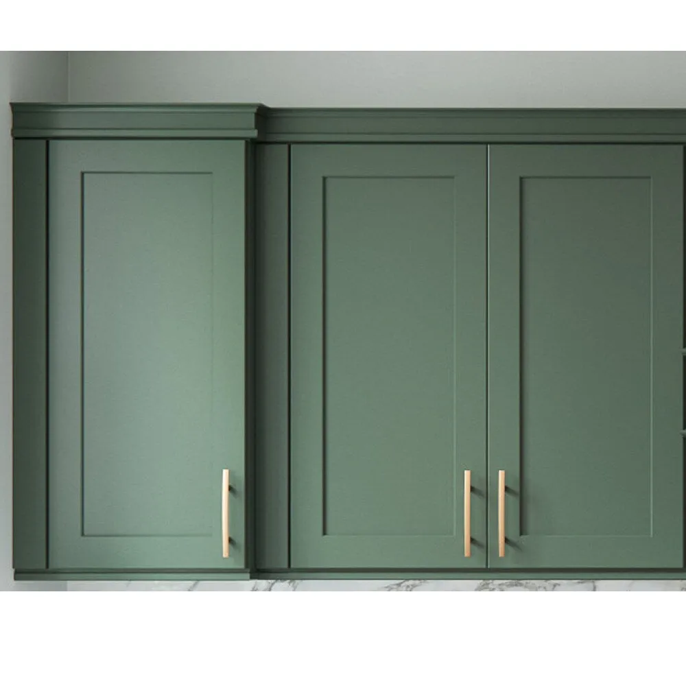 allen + roth Galway 12-in W x 36.125-in H x 12-in D Sage Wall Fully Assembled Cabinet (Flat Panel Shaker Door Style), photo 7 of 15