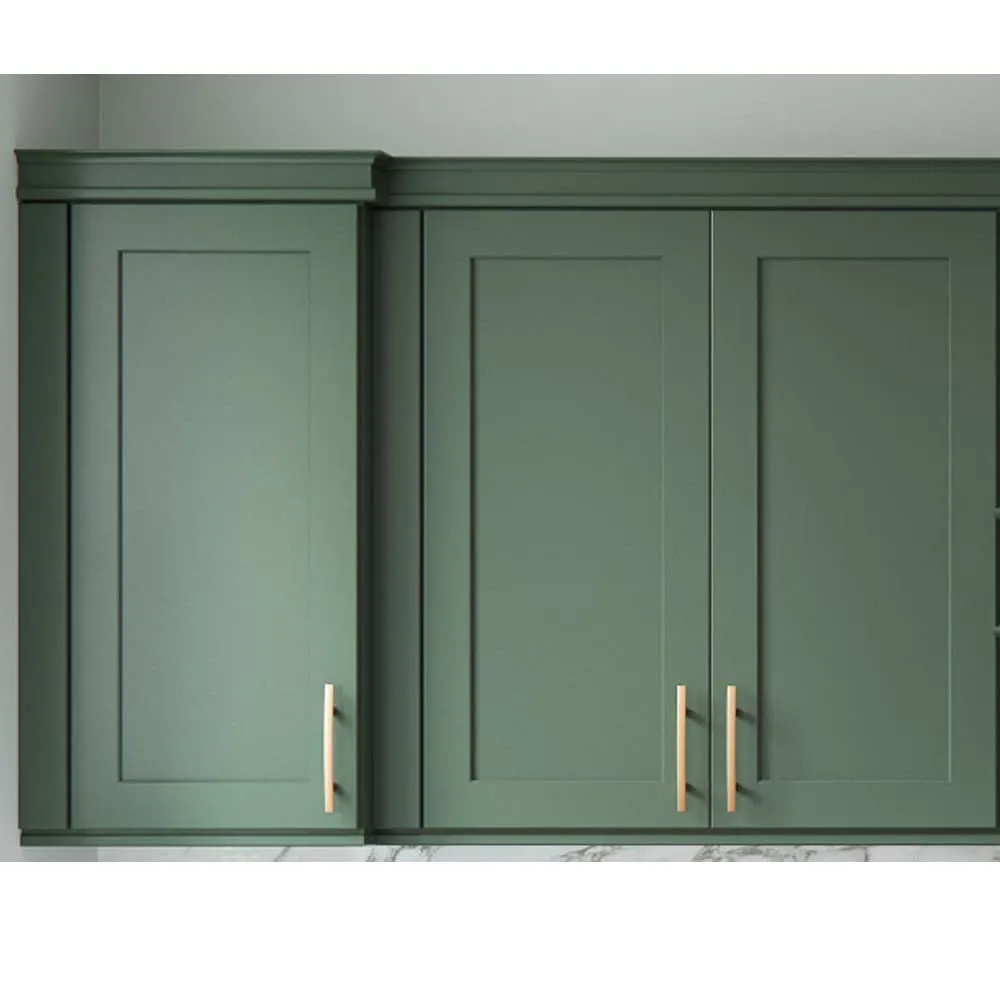 allen + roth Galway 30-in W x 30.125-in H x 12-in D Sage Wall Fully Assembled Cabinet (Flat Panel Shaker Door Style), photo 7 of 12