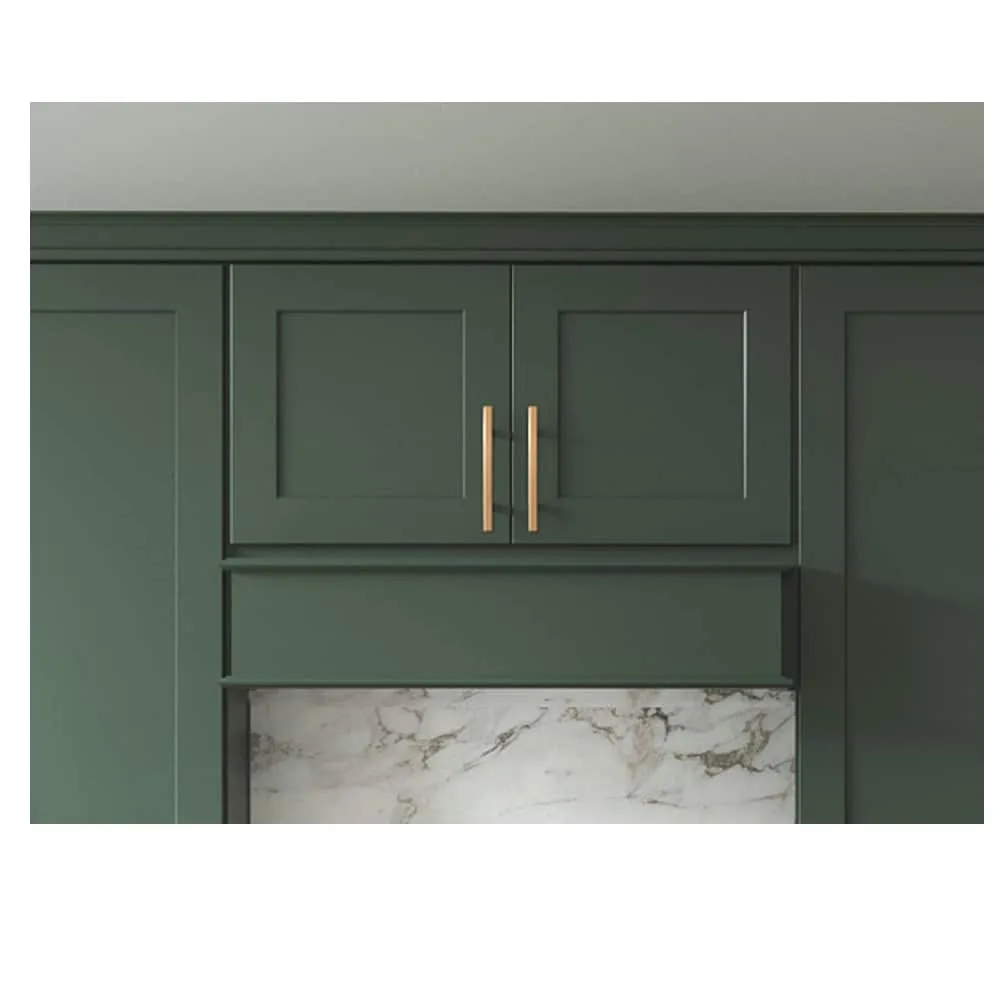 allen + roth Galway 36-in W x 15.125-in H x 12-in D Sage Wall Fully Assembled Cabinet (Flat Panel Shaker Door Style), photo 7 of 15