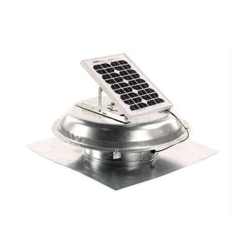 MasterFlow Green Machine Solar-Powered EcoSmart Roof Vent, 500 CFM