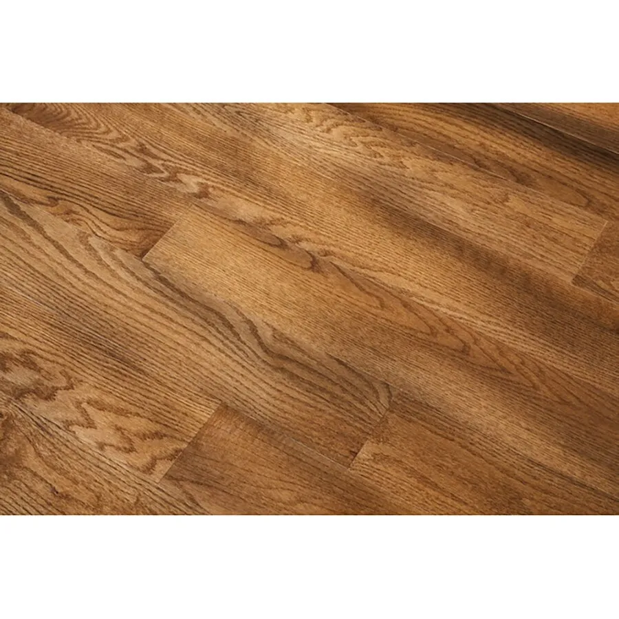 Bruce Frisco Gunstock Oak 5-in W x 3/4-in T x Varying Length Smooth/Traditional Solid Hardwood Flooring (23.5-sq ft / Carton), photo 5 of 11