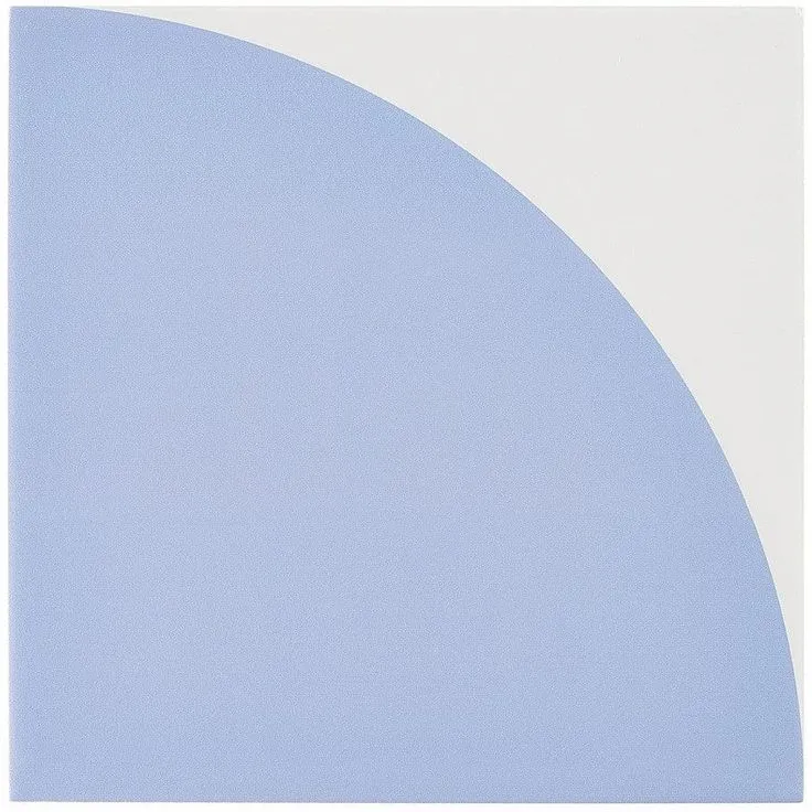 Bond Tile Victoria Crescent Blue 8 in. x 8 in. Matte Porcelain Wall Tile (9 Pieces, 3.87 Sq. Ft. / Case), photo 4 of 6