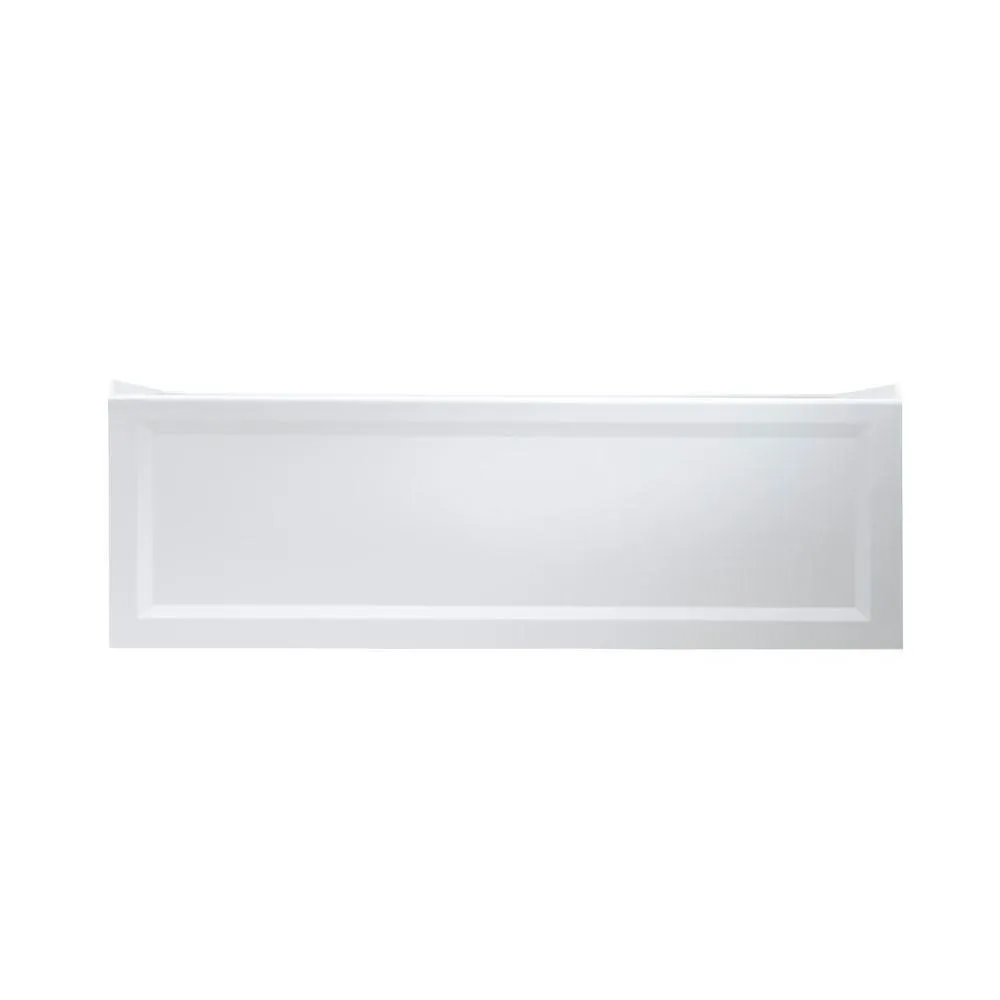 Archer 60 in. Right-Hand Drain Rectangular Alcove Bathtub in White, photo 8 of 18