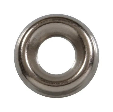 Nickel-Plated Steel .190 in. Countersunk Finish Washer, 100-Pack