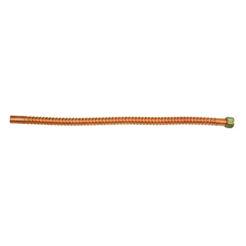 3/4 in. FIP x 3/4 in. Nominal Male Sweat x 24 in. Copper Water Heater Connector