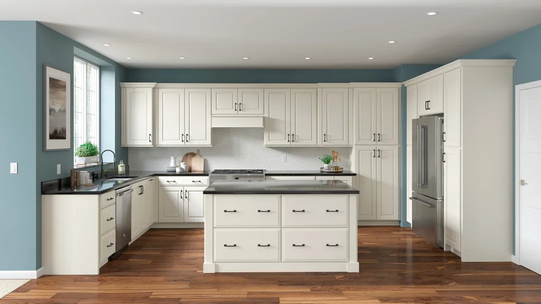 allen + roth Pattingham 33-in W x 34.5-in H x 24-in D Harbor Lazy Susan Corner Base Fully Assembled Cabinet (Raised Panel Square Style), photo 7 of 14