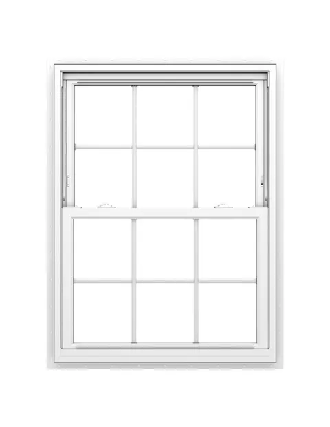 150 Series 31.5 x 53.5 White Vinyl Low‑E Argon Double‑Hung Window