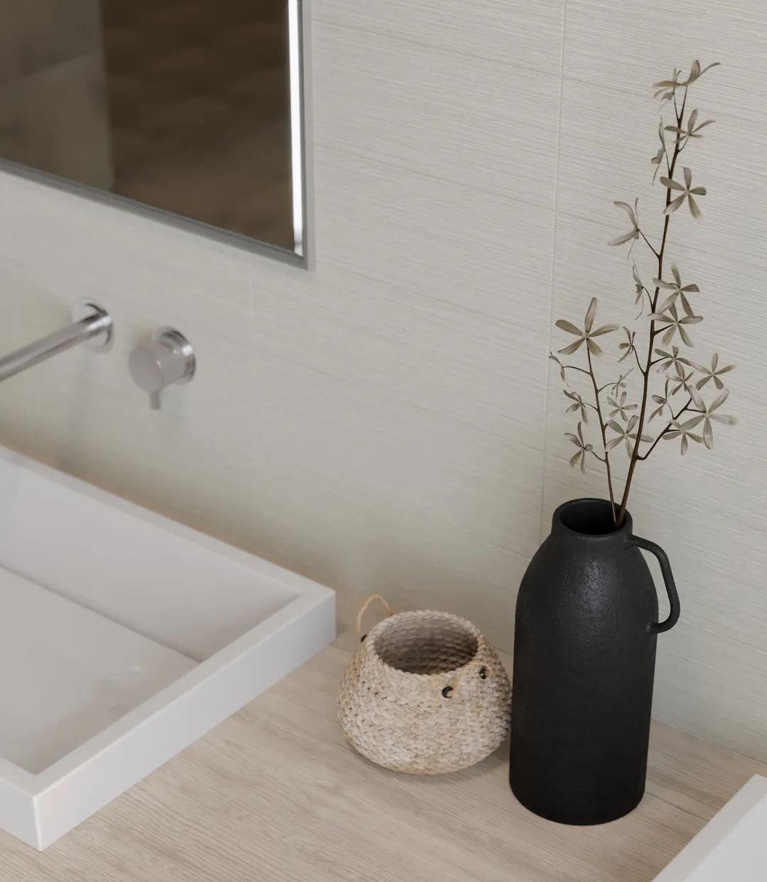 Satori Ikon Glacier Matte Bullnose 3-in x 12-in Matte Porcelain Tile (0.23-sq ft per Piece), photo 5 of 7