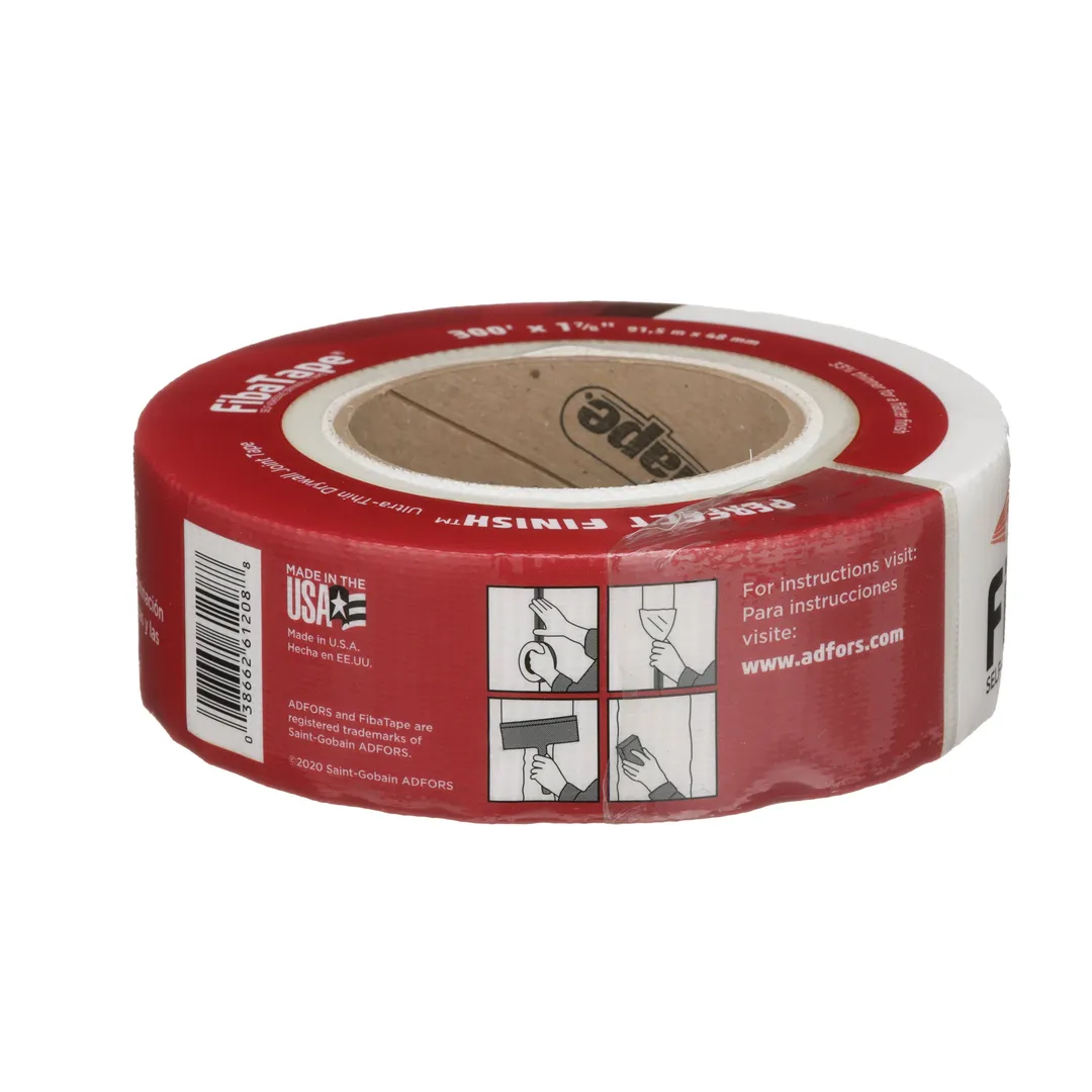 Saint-Gobain ADFORS FibaTape Perfect Finish 1.875-in x 300-ft Mesh Construction Self-adhesive Drywall Joint Tape, photo 7 of 10