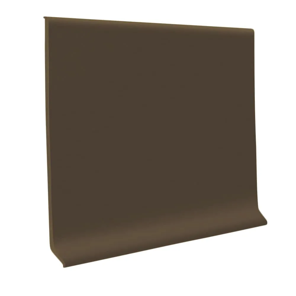 Flexco Chocolate 6-in Vinyl Floor Base, 120-ft Coil, photo 2 of 3
