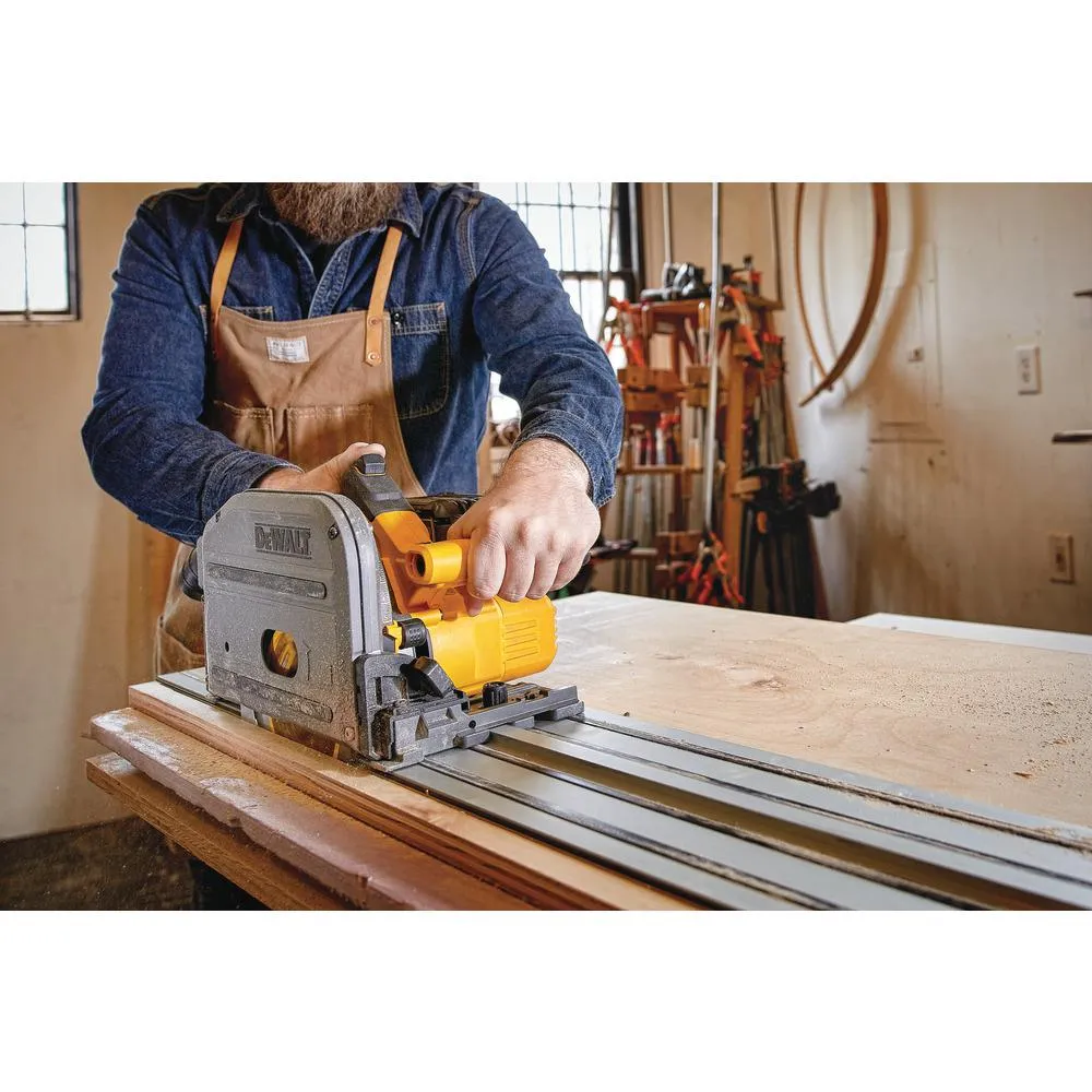 60-Volt MAX Lithium Ion Cordless Brushless 6-1/2 in. Track Saw Kit w/ Bonus FLEXVOLT 20/60-Volt MAX Lithium Ion Battery, photo 8 of 9