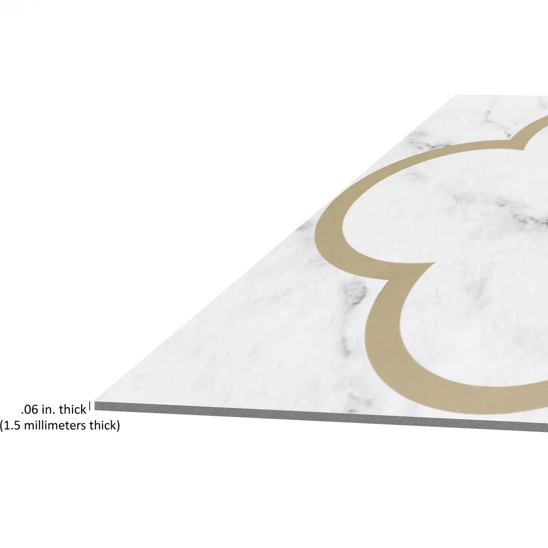 Achim Van Clover 2.75-mil x 12-in W Peel and Stick Patterned look Luxury Vinyl Tile Flooring ( 20-sq ft Carton ), photo 5 of 7