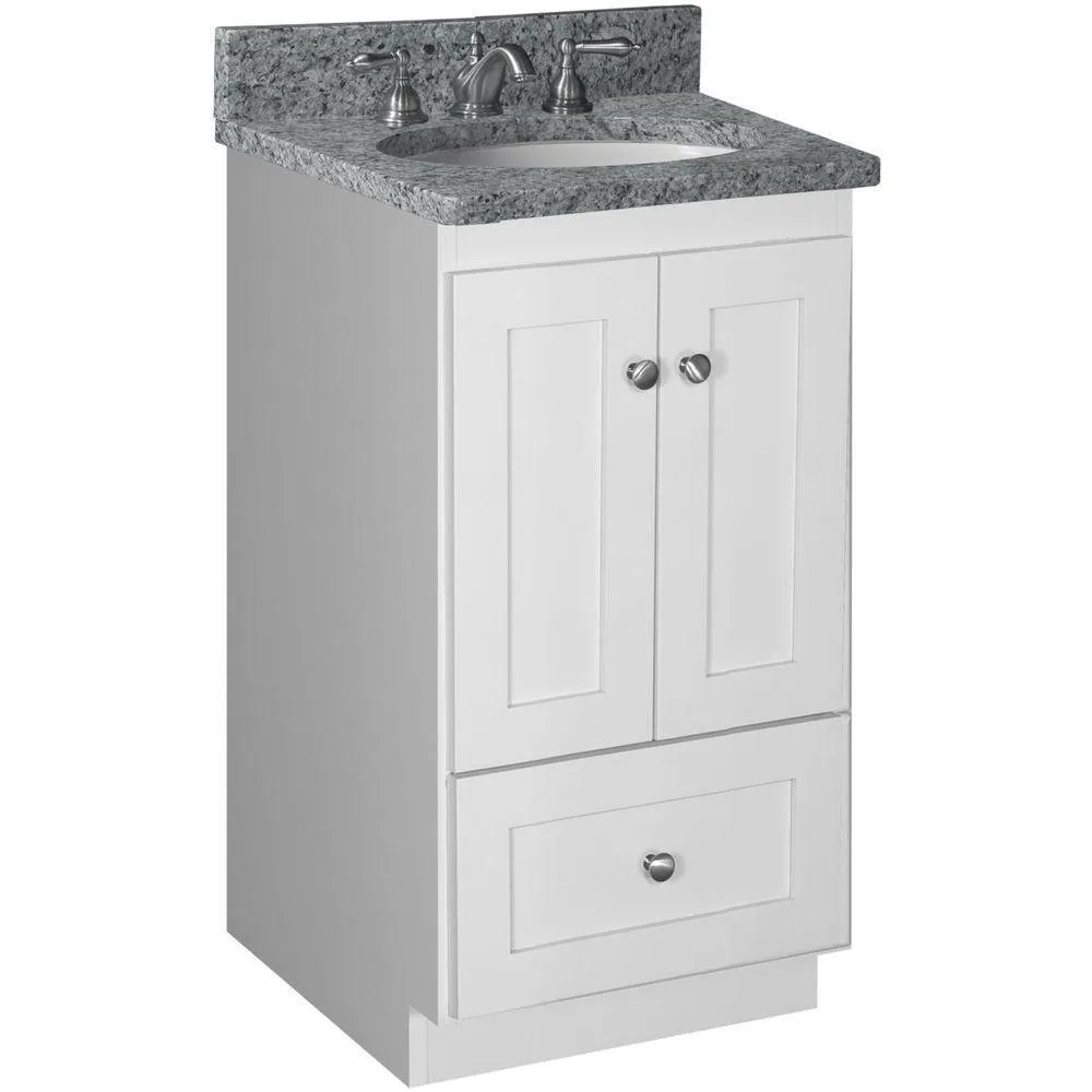 Shaker 42 in. W x 21 in. D x 34.5 in. H Vanity Cabinet Only in Natural Alder, photo 36 of 47
