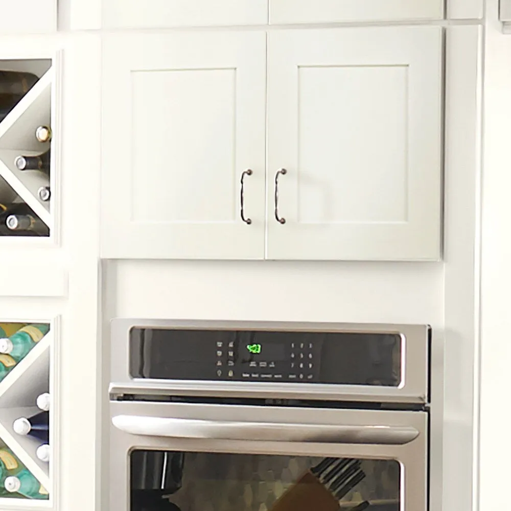allen + roth Aveley 30-in W x 20.625-in H x 12-in D Linen Wall Fully Assembled Cabinet (Flat Panel Shaker Door Style), photo 11 of 18