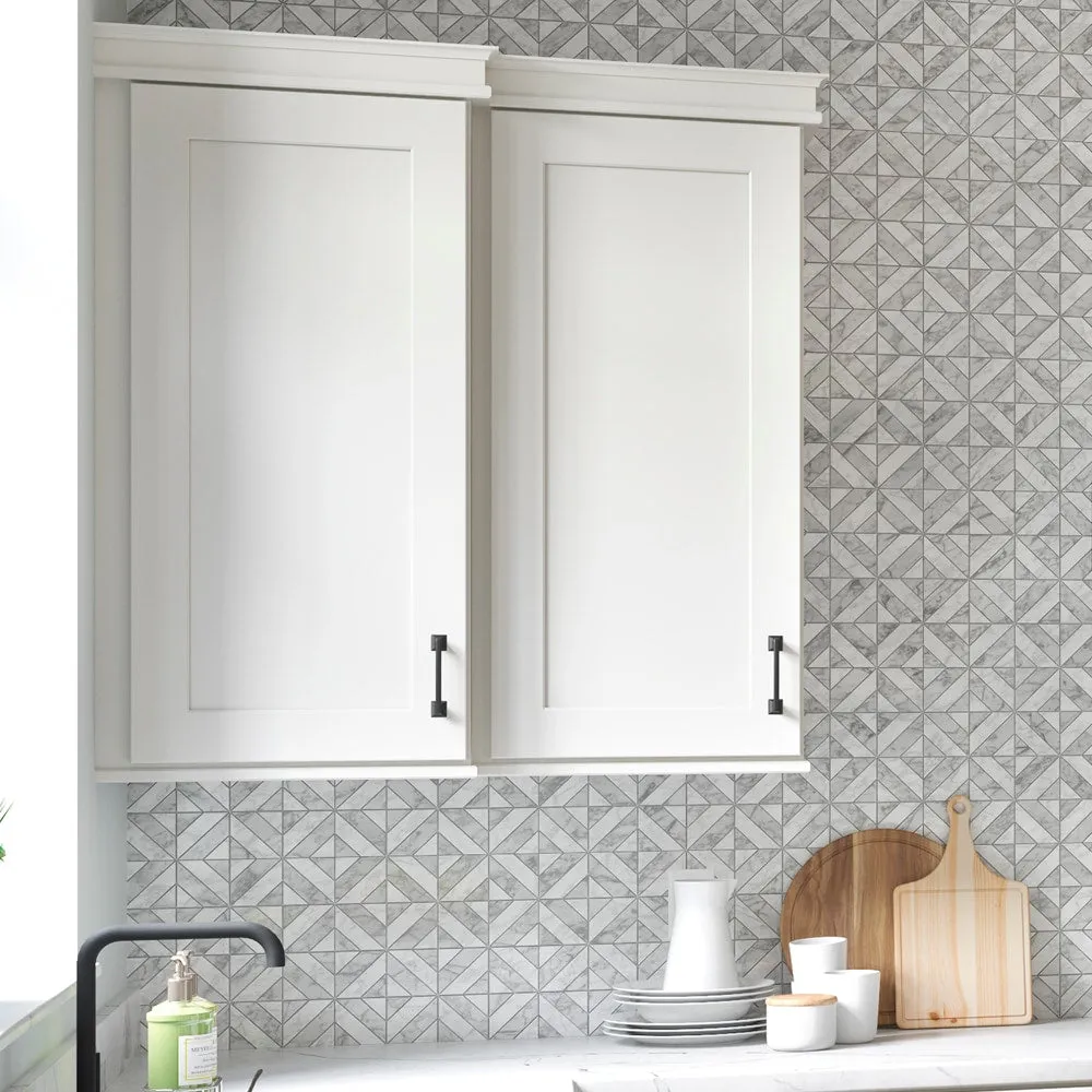 allen + roth Aveley 21-in W x 36.125-in H x 12-in D Linen Wall Fully Assembled Cabinet (Flat Panel Shaker Door Style), photo 11 of 19