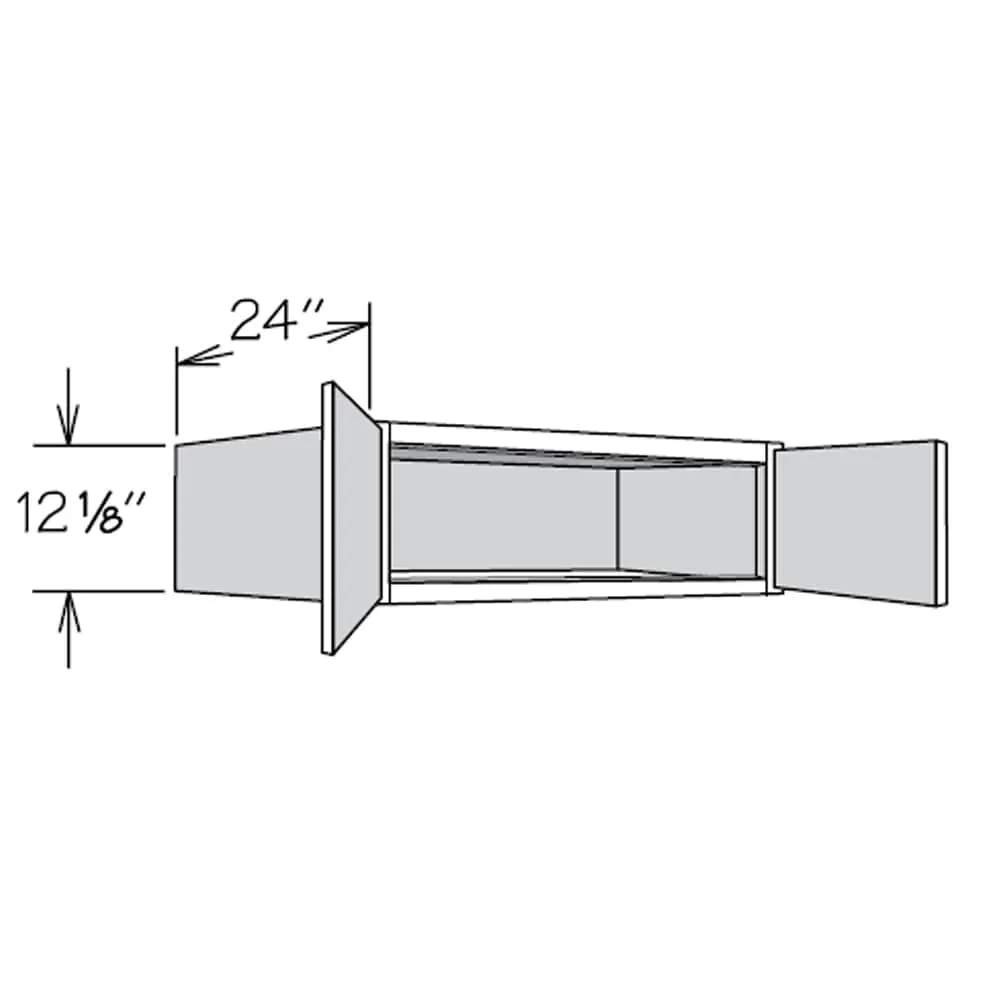 allen + roth Stonewall 36-in W x 12.125-in H x 12-in D Stone Wall Fully Assembled Cabinet (Flat Panel Shaker Door Style), photo 14 of 15